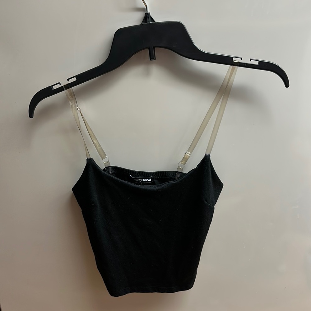Fashionnova “lets make it clear” crop top
